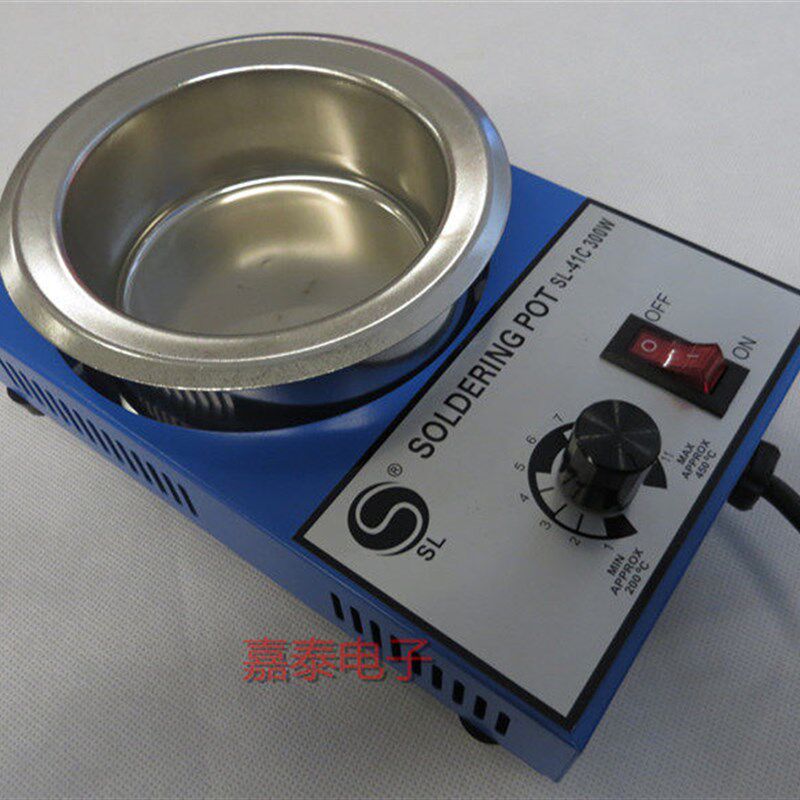 高品质 ST-41C调温熔锡炉300W直径100mm 浸焊锡炉 浸焊机烫锡炉