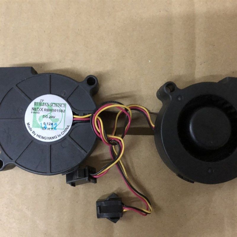 原装全新欣瑞联 RBH5015B2 24V 0.12A  3线鼓风机 涡轮5015双滚珠