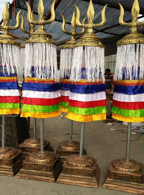 苏勒德 苏鲁锭i蒙古战旗 蒙古特色装饰品摆设大型工艺品摆件苏力