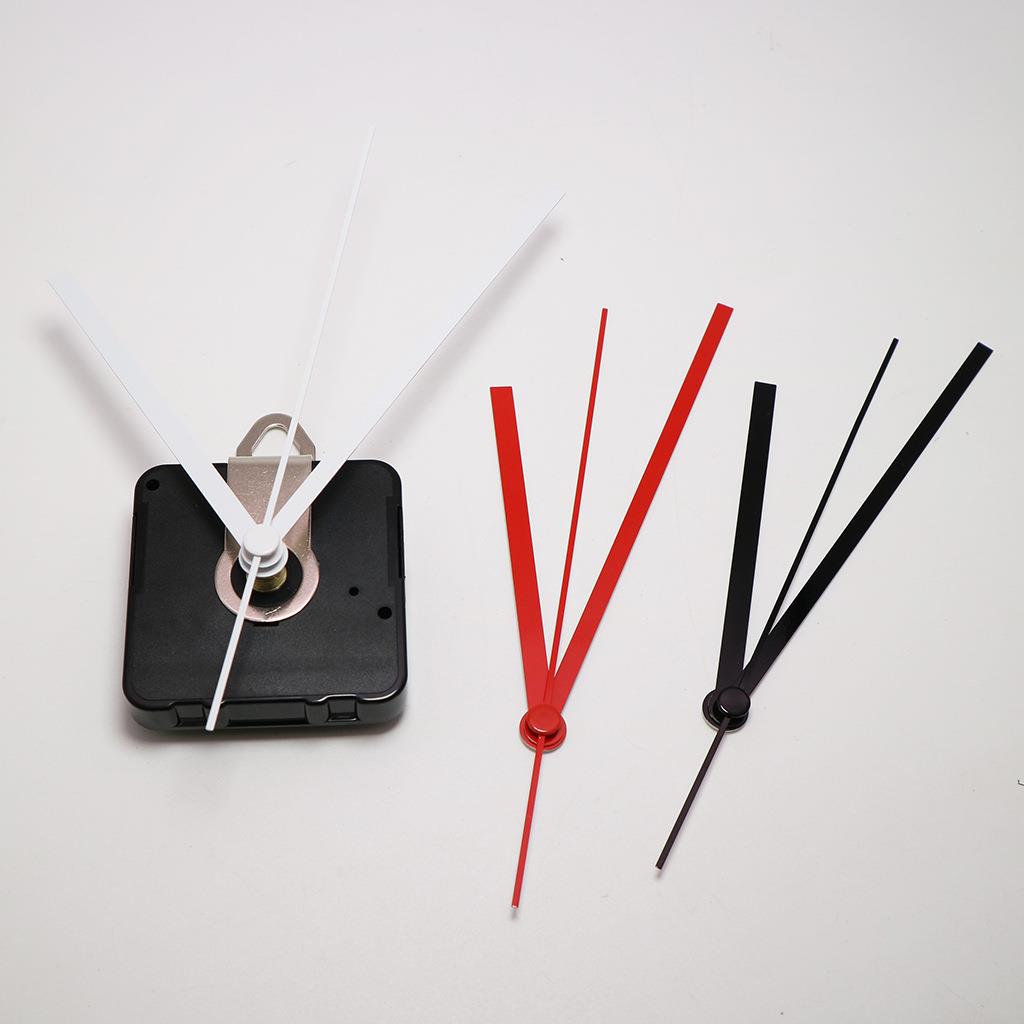 挂钟机芯配钟针红色指针DIY钟配件石英时钟机芯