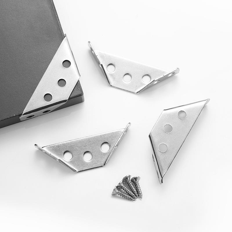 不锈钢多功能角码 加厚三面角码角铁 连接件固定90度直角家具支架