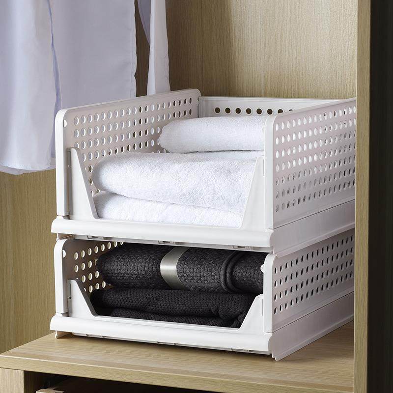 塑料置物架文件架衣橱收纳衣柜收纳分层隔板抽屉式衣服筐多功能,收纳整理,脏衣篮,淘宝优惠券,粉丝福利购,淘宝优惠卷