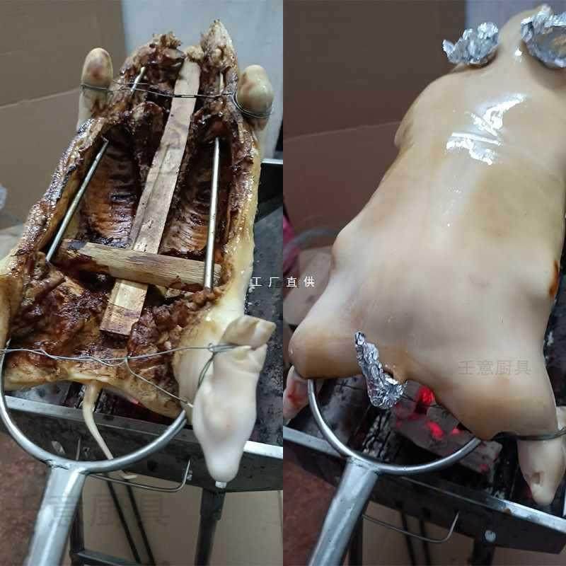 A5L加粗烤乳猪叉子不锈钢羊腿烤炉板鸭烧烤肉叉超长大号烤鸡叉,厨房/烹饪用具,烧烤夹/叉/铲/针,淘宝优惠券,粉丝福利购,淘宝优惠卷