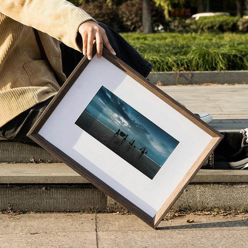 实木相框挂墙A4 A3 24寸画框外框 国画书法字画外框装裱,家居饰品,DIY亲子装饰画,淘宝优惠券,粉丝福利购,淘宝优惠卷