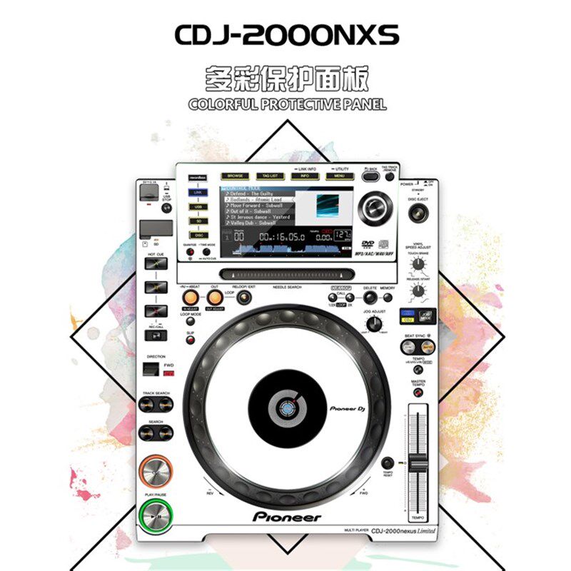 贴膜Pioneer先锋CDJ-2000NEXUS二代打碟机的保护膜保护贴防护面板