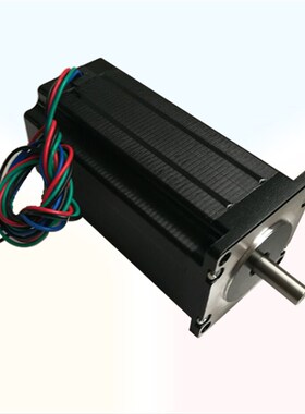 NEMA23步进电机 1.8度 57BYGH混合式步进电机 机身112mm 单扁3A