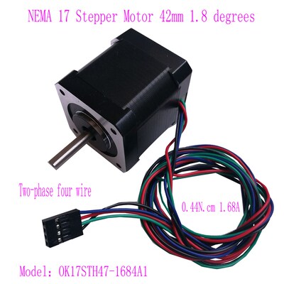 OK17STH47-1684A1 NEMA 17 Stepper Motor 42mm 1.8 degrees