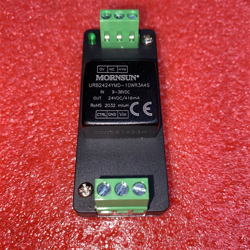 URB2424YMD-10WR3A2S金升阳DC-DC接线式电源9-36V转24V416mA 10W