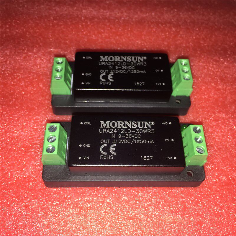 URA2412LD-30WR3A2S金升阳DC-DC电源9-36V转正负12V30W接线式底座