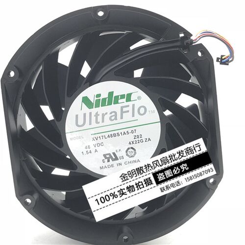 原装/NIDEC XV17L48BS1A5-07 48V 1.54A 暴力 设备大风量散热风扇