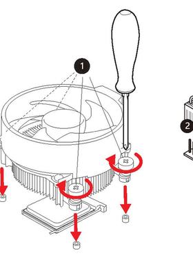 AMD锐龙散热器 R5 3600 5600X R3 1200 3200G 3700X AM4原装风扇