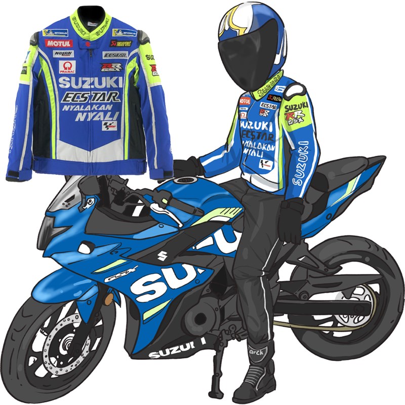 新款摩托车骑行服男机车夹克街车赛车骑士服防Q风保暖透气防摔蓝