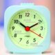 闹钟德国制造进口机芯 全夜明荧光材料静音盘面床头夜光旅行专用