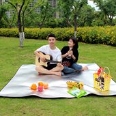 铝膜防潮垫单双面六角野餐垫轻便露营帐篷防水防潮地垫便携式 露营