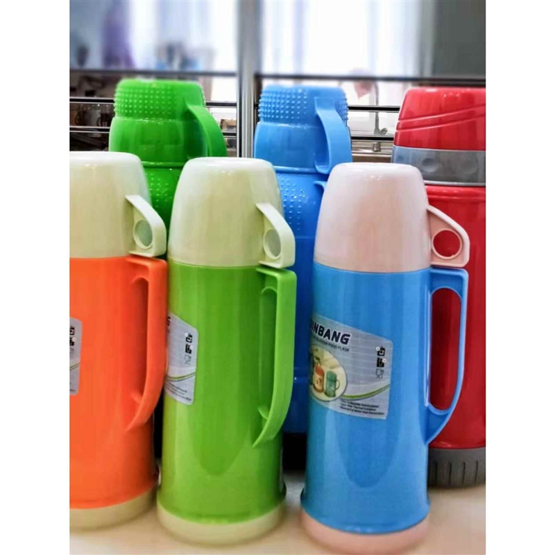 玻璃内胆保温杯大容量老式保暖杯真空双层带盖新S老款镀银水杯怀