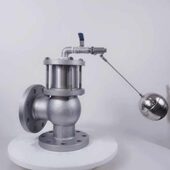 H142X304 浮球阀补水阀50 316不锈钢液压水位控制阀浮球阀遥控角式