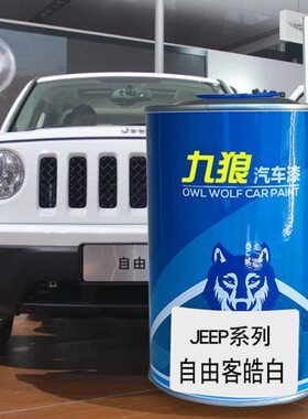 九狼汽车成品色漆JEE油漆P成品自由客皓白色落霞红色星光银亮银色