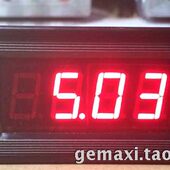 12V供电 数显直流电压表头DC010V20V30V50V100V200V300V 500V