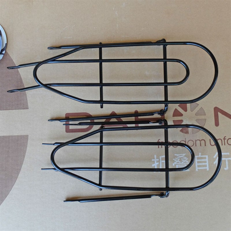 折叠车后货架20寸16寸折r叠车钢衣架 P8 P18货架 自行车尾架行李