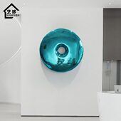 轻奢客餐厅玄关墙面装 置艺术挂件波兰圆形甜甜圈壁饰挂画酒店墙饰