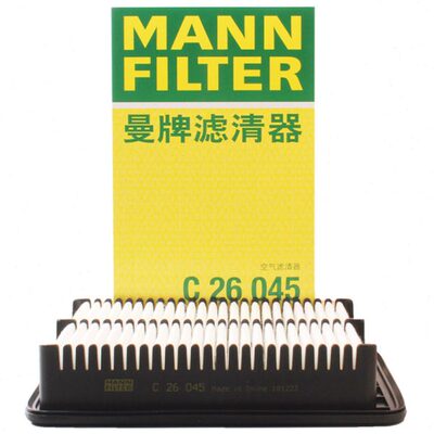 曼牌滤清器C26045空气格滤清器滤芯适用现代名图起亚K4凯绅1.8L