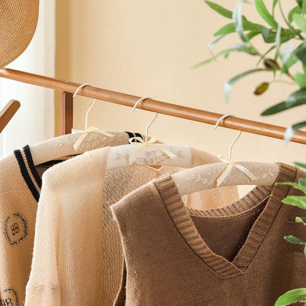 衣架子挂衣架家用高档无痕衣挂包布衣架衣撑防滑海绵衣架布艺衣橱,收纳整理,植绒衣架/布衣架,淘宝优惠券,粉丝福利购,淘宝优惠卷