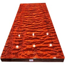 巴花奥坎实木大板茶桌茶台胡桃木工作台红原木整板办公桌黑檀桌面