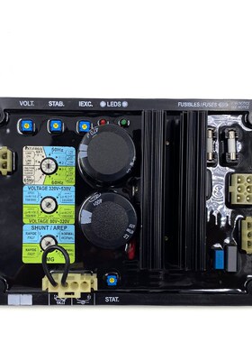 利莱森玛R450T无刷发电机励磁调压板AVR自动电压调节器模块配件