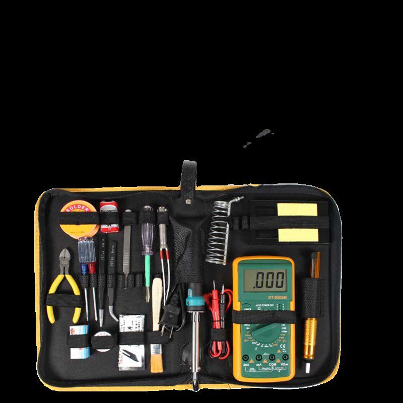 电烙铁万用表工具箱包组合电工电子维修焊接家用电焊笔万用表套装