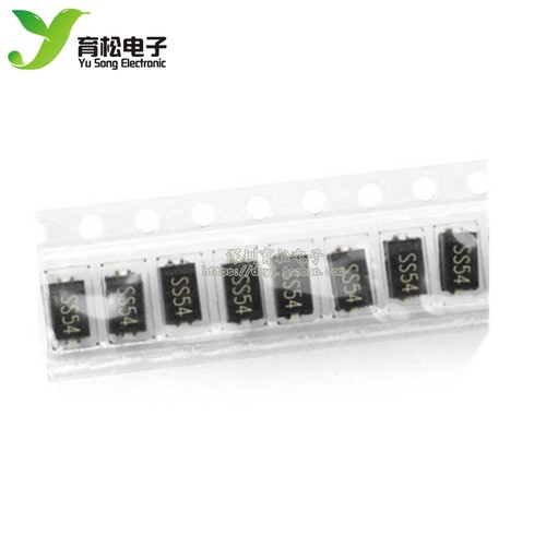 贴片整流二极管肖特基1N5824 IN5824 SK54 SS54 5A 40VSMA 10个