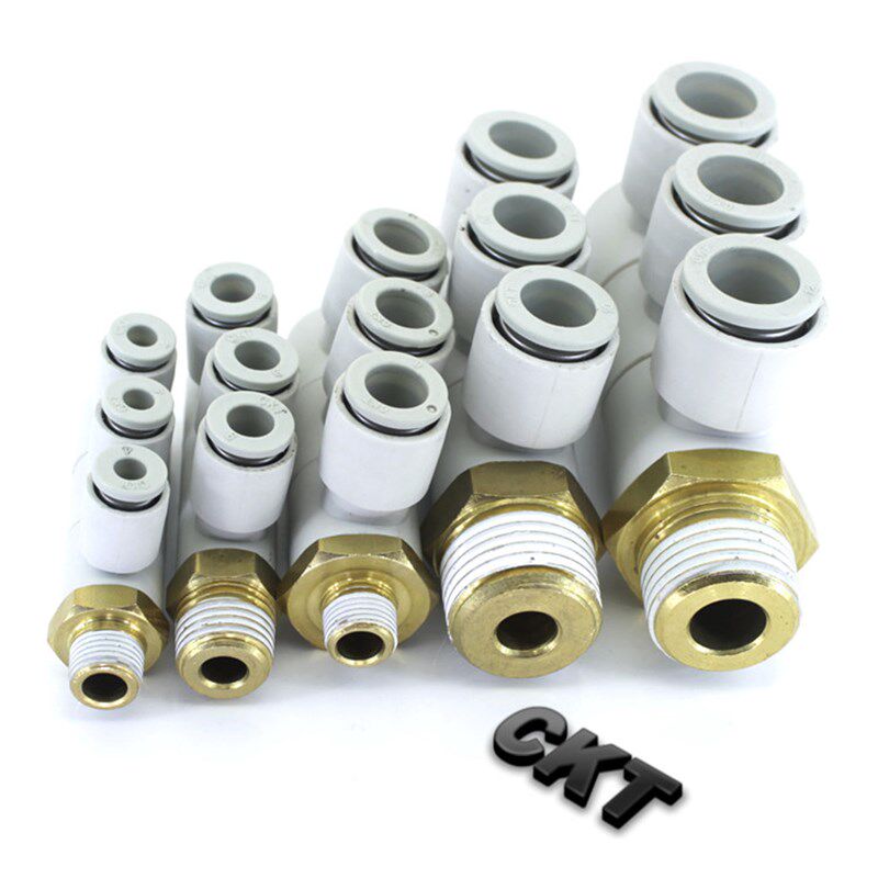 CKT品牌单头3组快插快速接头KQ2VT04/06/08/10/12-01/02/03/04S