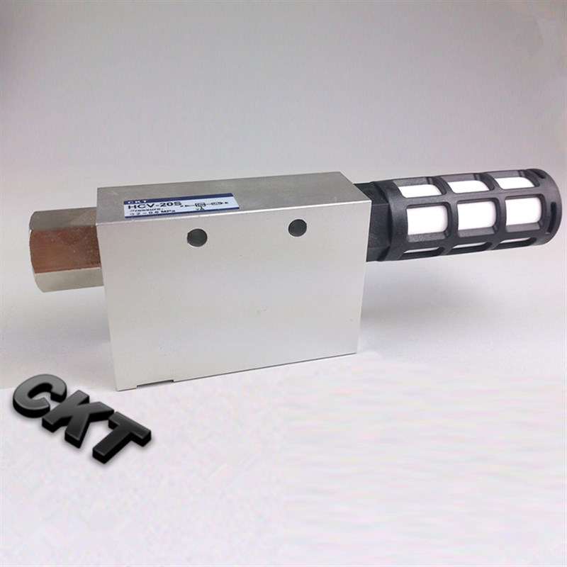 CKT品牌真空发生器HCV-20S系列二级三通螺纹接口带消声器-98KPa