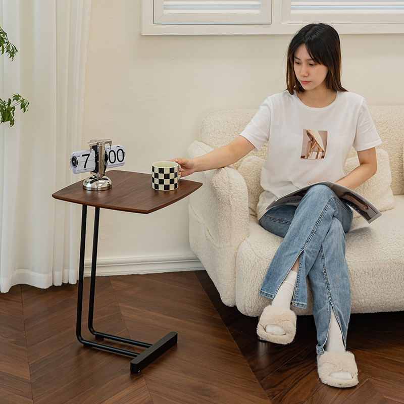 OUYOULIFE北欧复古实木边几客厅家用小茶几简约床头桌设计师角几