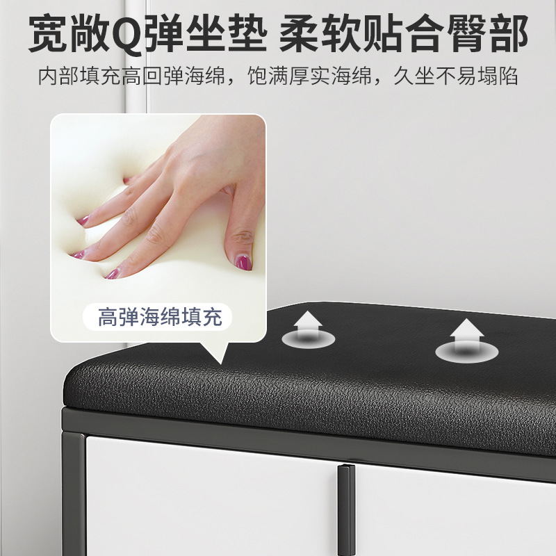 换鞋凳家用进门口入户鞋柜可坐式换穿鞋凳长条凳一体超薄翻斗鞋架