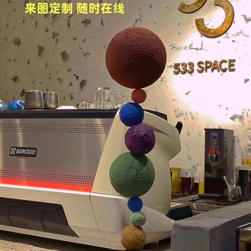 泡沫雕塑3D模型舞台道具定制美陈卡E通彷人物假山商场装饰店铺道