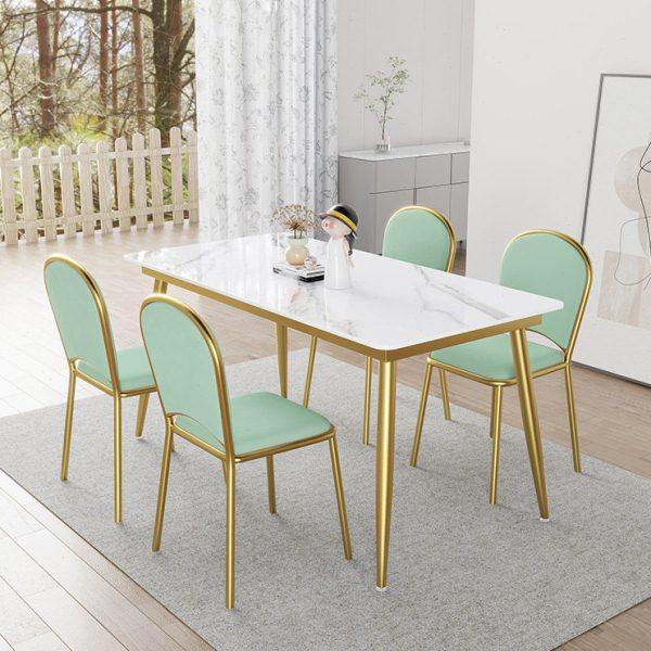 北欧岩板餐桌家用小户型简约现代轻奢风大理石餐桌椅组合吃饭桌子,住宅家具,岩板餐桌,淘宝优惠券,粉丝福利购,淘宝优惠卷