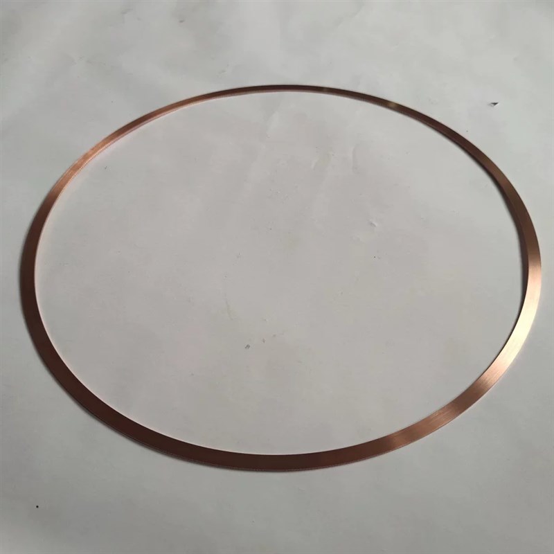 超高真空CF法兰无氧铜m密封垫圈Tu1 CF300 350 400 500高温刀口
