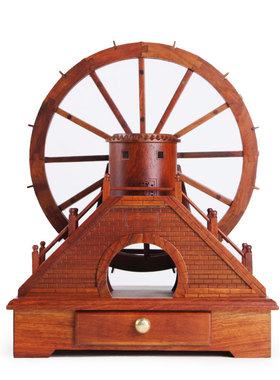 办公室摆件老板领导桌面装饰w工艺品笔筒红木商务摆设创意装饰礼