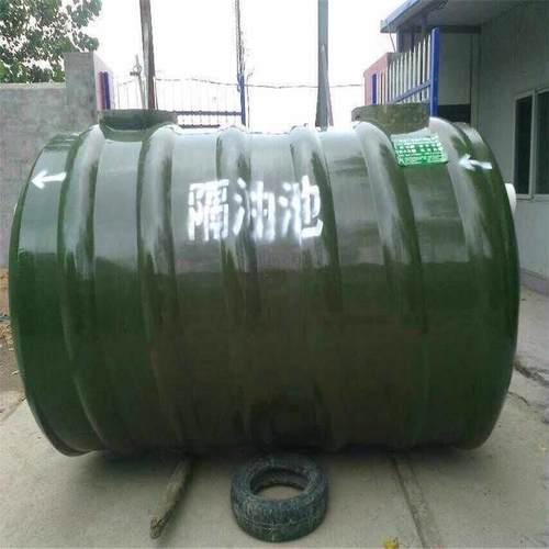 西安玻璃钢隔油池餐饮高效率圆型餐饮业油水分离池隔油池厂家直销