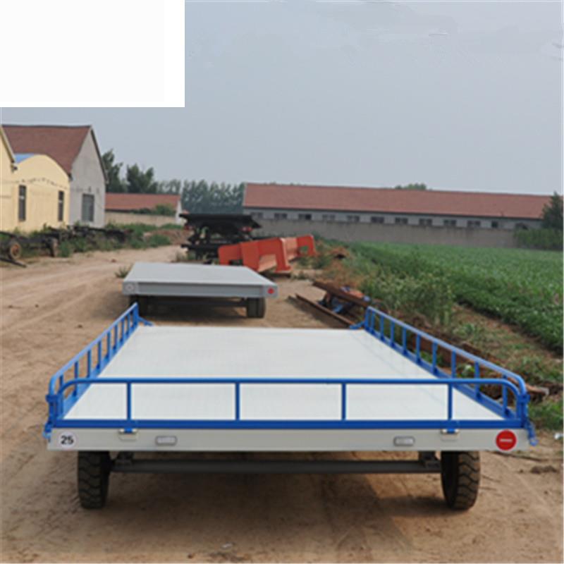 吨平板拖车拖车底盘设计合理工具车造型美观吨游艇拖车