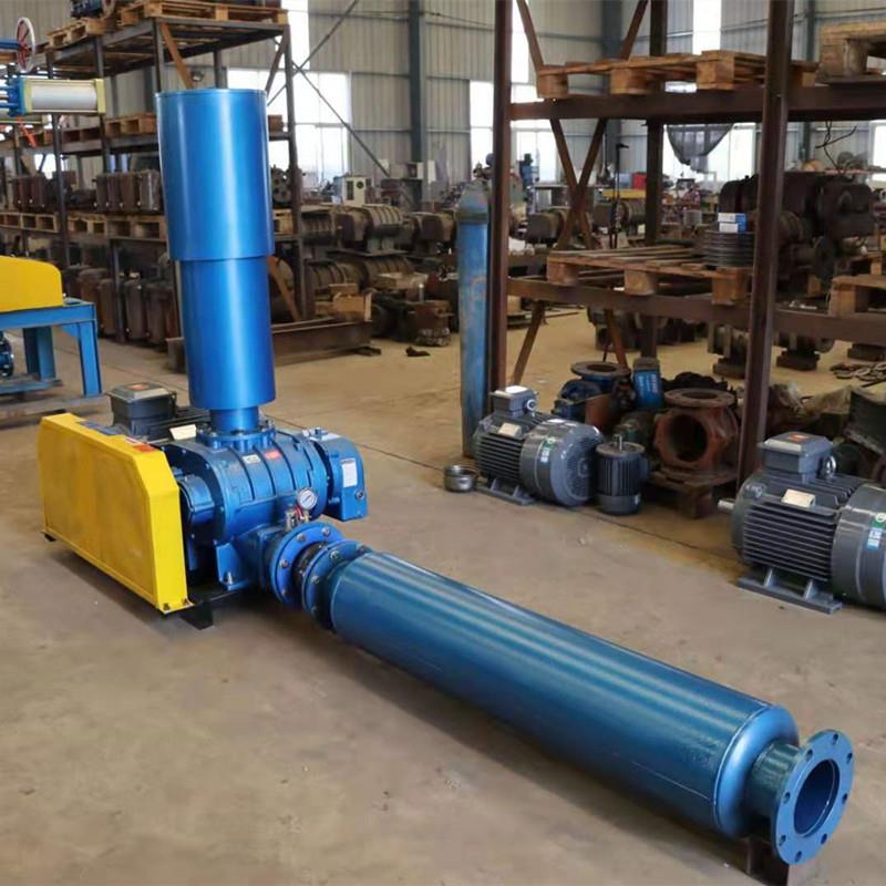 三叶罗茨鼓风机污水处理鱼塘增氧机气力输送罗茨风机曝气增氧机