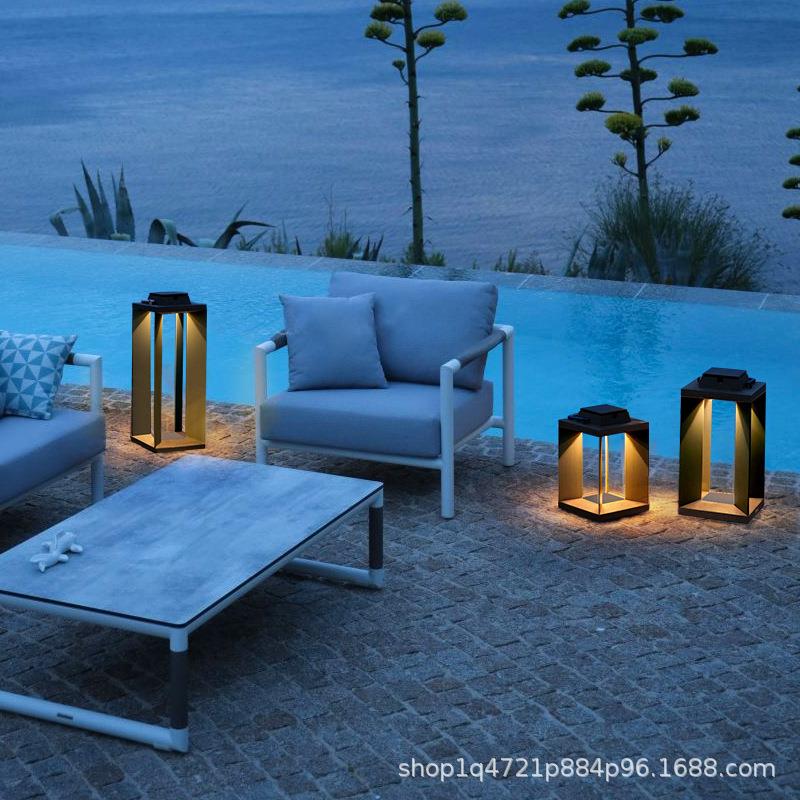 太阳能草坪灯户外防水庭院灯别墅花园草地灯景观庭院移动式草坪灯