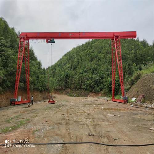 MH型电动葫芦半门式起重机10吨桁架龙门吊花架门式起重机行吊