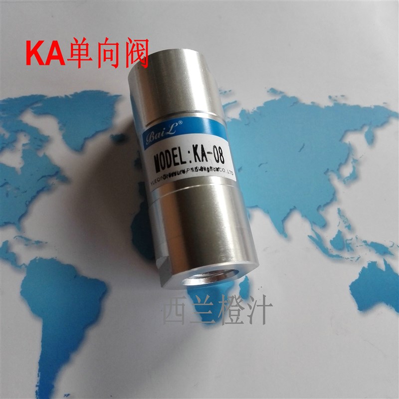 气动单向控制阀逆止阀 KA-06/08/1J0/15/20/25 止回阀