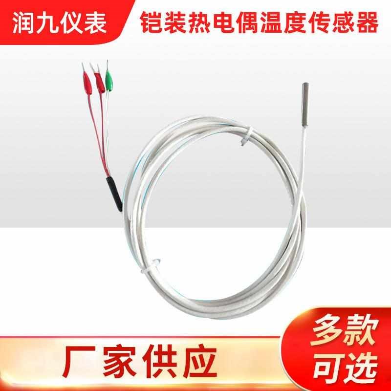厂家供应铠装k热电阻 铠装热电偶温度传感器