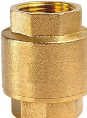 全铜丝口立式止回阀H12W DN65 2寸半