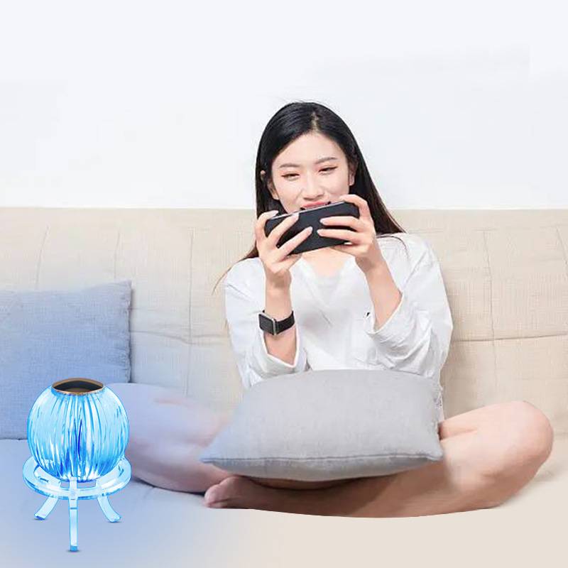 2022新款智能水晶球触摸LED小夜灯七彩RGB装饰灯卧室客厅氛围夜灯