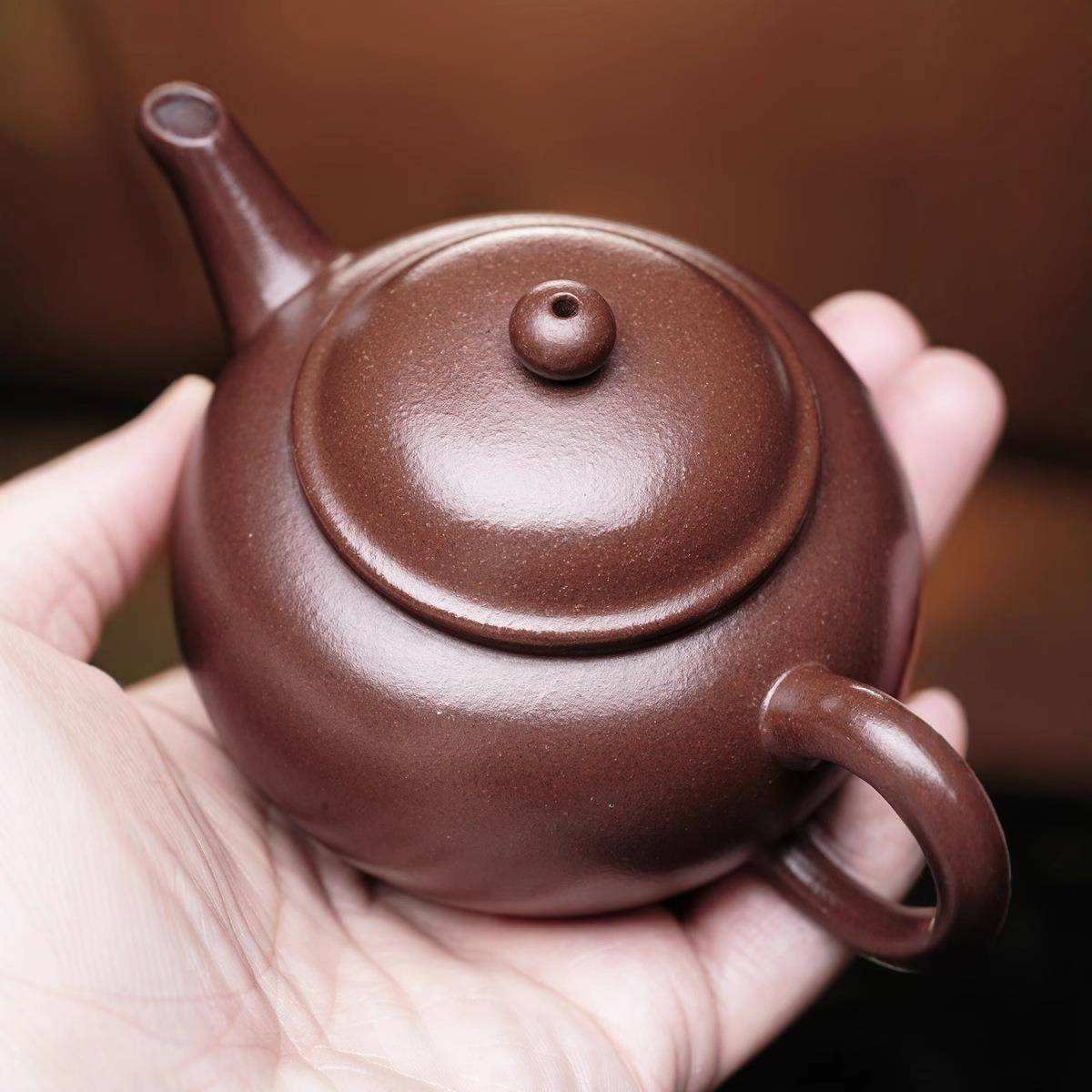 品小容量壶宜兴紫砂钟壶德球匏尊水平西施壶茶壶家用功掇夫泡小茶