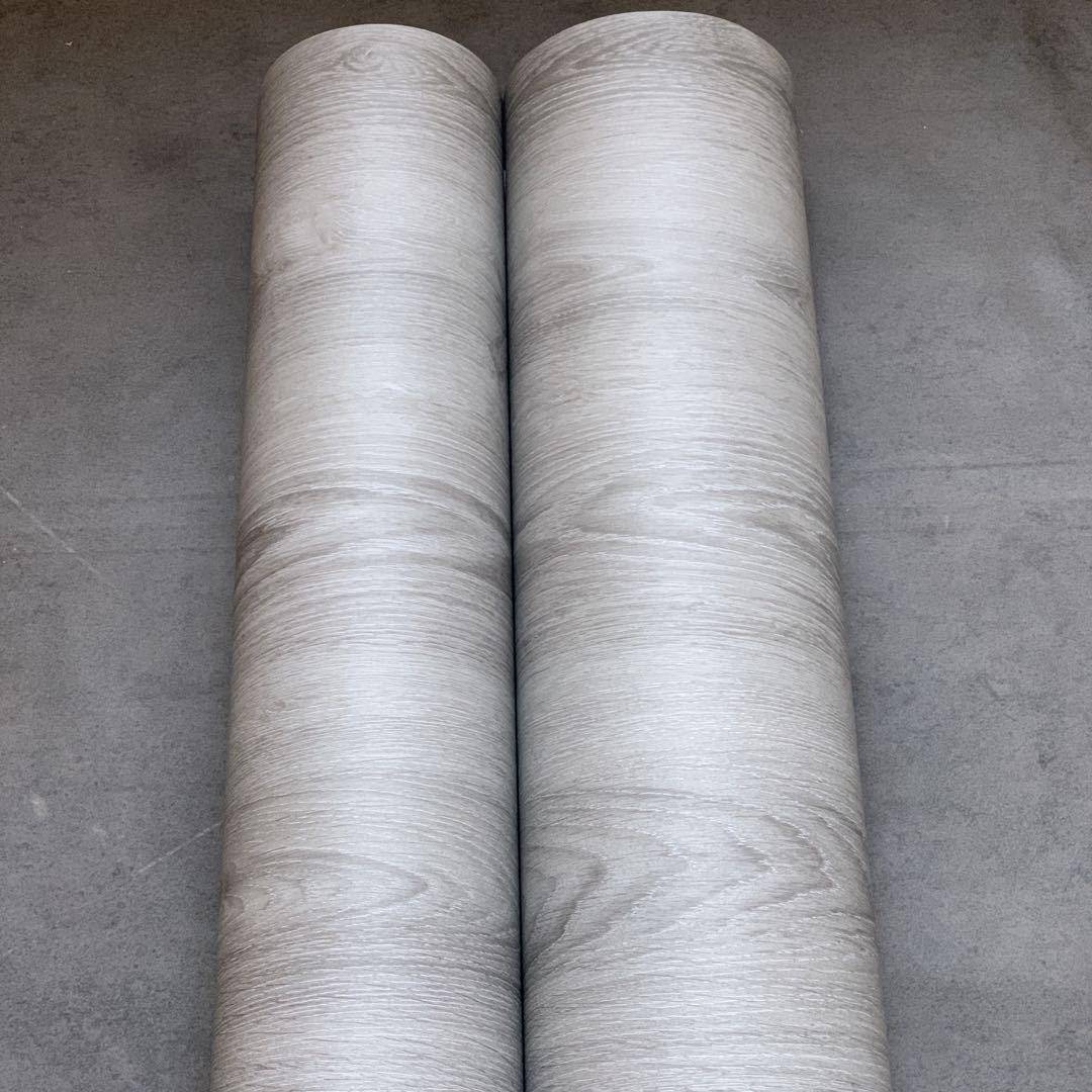 399墙特复厚带导气槽古做旧灰色饰装膜自粘纸壁纸原木纹pvc波音软