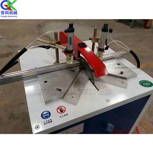0度晶钢门qk-15613型材十切割机铝型材多切功能角机字绣边裱框9下